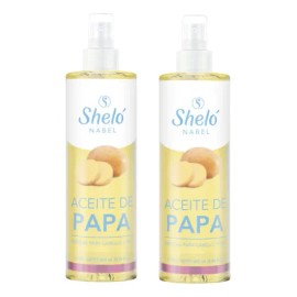 Aceite De Papa Topico Y Capilar Shelo Nabel® 265ml. 2 Piezas