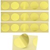 MDLG 500 Pack Embossing Stickers Blank Metallic Gold Certificate Seals