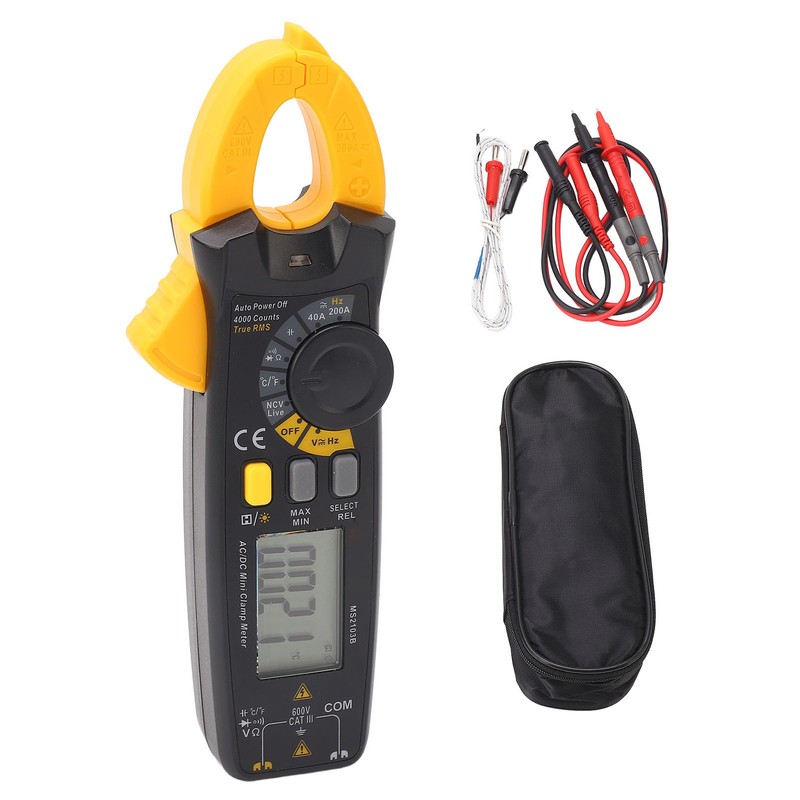 Clamp Meter High Accuracy 4000 Counts Multifunctional Multimeter for Home