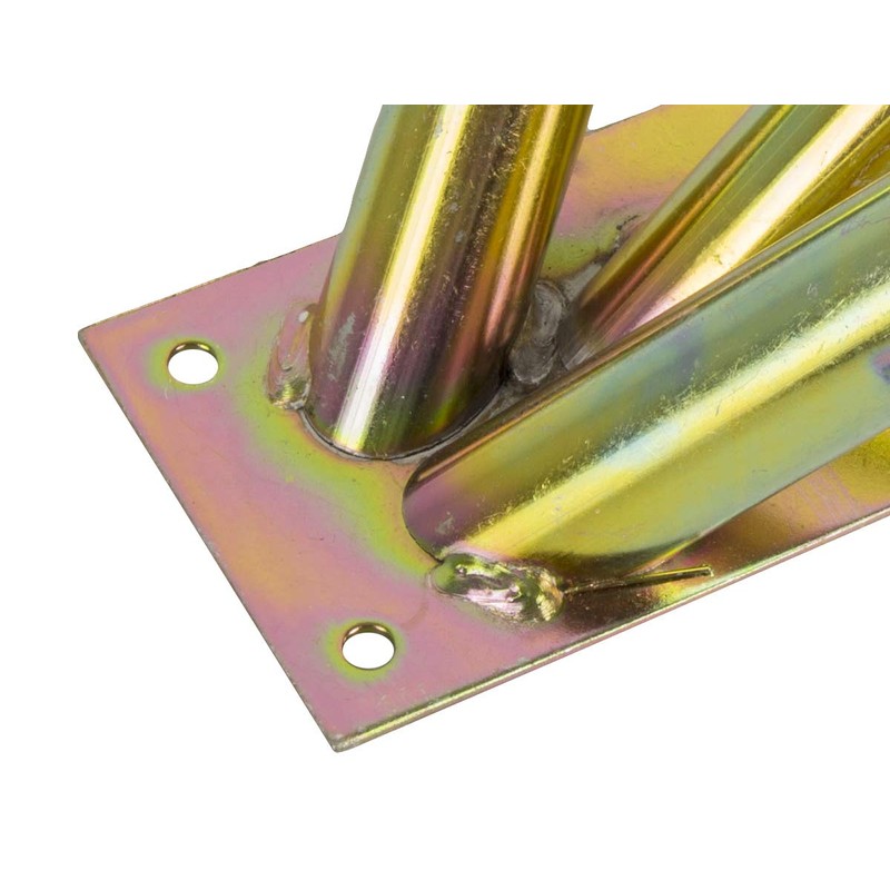 ADGO Flag Holder Screw-On Flag Pole Handle Wall Mount Hot-Dip