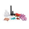 55 Pcs Set TIG Welding Consumables Ceramic Nozzle Heat Resistant