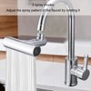 Waterfall Universal Faucet Extender Copper and ABS Anti Splashing Bathroom