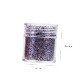 TEHAUX 40pcs Nail Glitter Sequins for Manicure Art Shimmering Sequins for Festivals for Nail Design and Crafting Projects