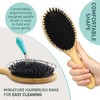 Natural Boar Bristle Hair Brush & Mini Hair Brush Set