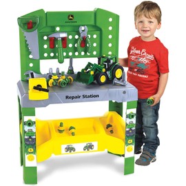 Klein Theo John Deere Repair Station Premium Toys for Kids Ages 3 Years & Up