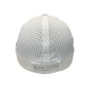 Black Clover Standard Perf 14 Hat, White Perforated Hat/3D Silver