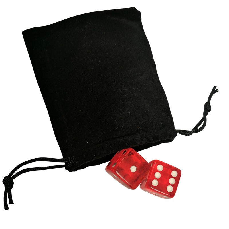 Craps Dice (5-Piece Set) | Professional 19mm Casino Quality |