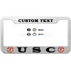Unbranded License Plate Frame Chrome Stainless Steel Vinyl for USC