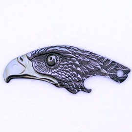 Creative Eagle Head Bottle Opener, Stainless Steel Beer Bottle Opener, Beer Gifts for Men, Husband, Dad, Boyfriend, Can be Used as a Pendant
