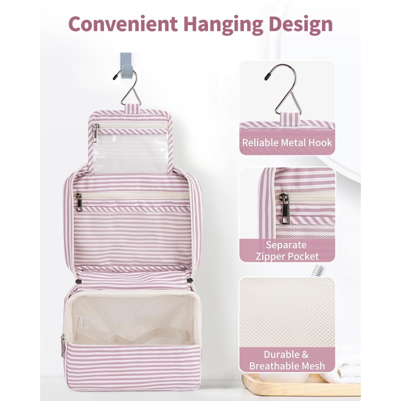 Travel Hanging Toiletry Wash Bag Makeup Cosmetic Organizer for Women