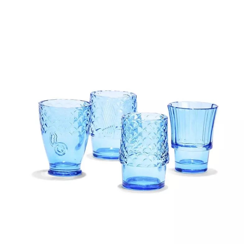 Two's Company Under The Sea Set of 4 Fish Design