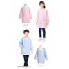 Timely School Apron Long Sleeve Solid Color for Children Elementary