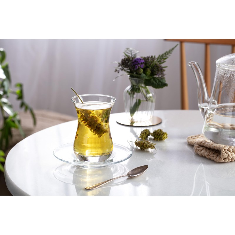 Pasabahce 62511 Aida Tea Glass 14cl Without Handle, 6 Glasses