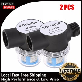 Gearzaar 2 Pack 255-213 Water Pump Strainer Camper (Marine) Freshwater Strainer RV Camper