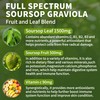 Soursop Graviola Liquid Drops 2000mg, 98% Absorption for Cell Support