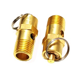1/4" NPT, 140 PSI, Air Compressure 140 PSI, Pressure Relief Pressure Valve (2 PCS)