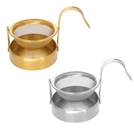 JANKOW Stainless Steel Tea Filter Tea Filter Tea Brewer Tea Strainer Duckbill Rotating Tea Filter Tea Strainer (Two pack)