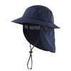 Connectile Kids Summer UPF 50+ Flap Cap, Quick Drying, Wide