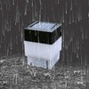 FTCIY Solar LED 2In x 2In(5cm x 5cm) Fence Post