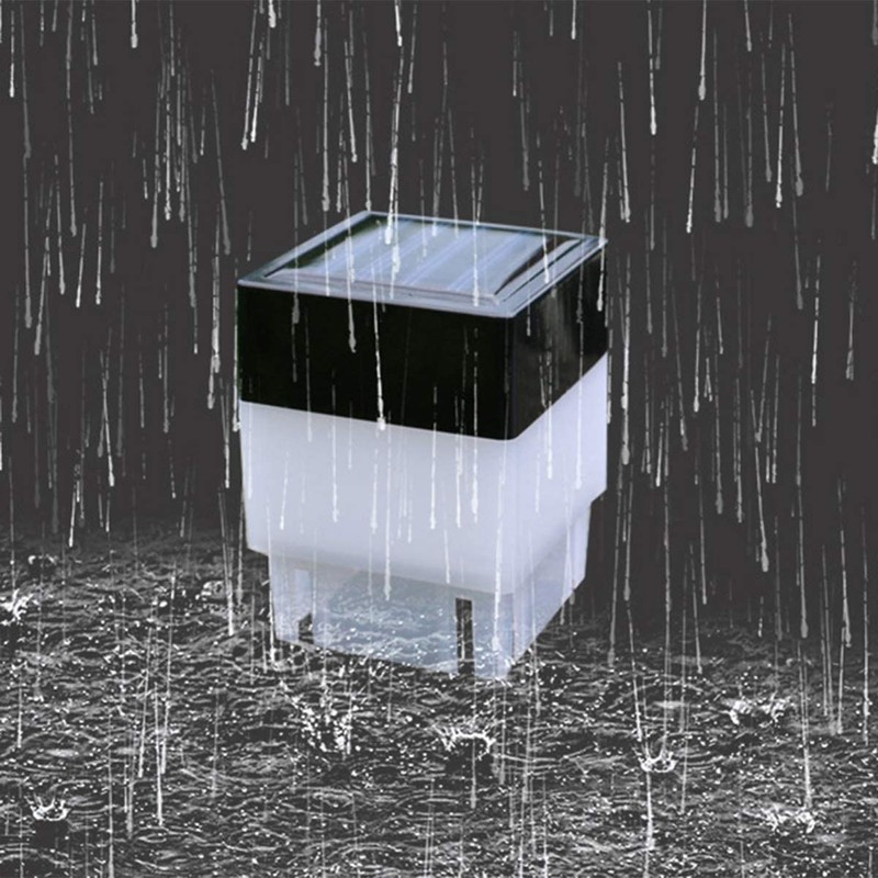 FTCIY Solar LED 2In x 2In(5cm x 5cm) Fence Post