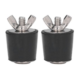 2Pcs Pool Winterizing Plug,25mm/1inch Winter Rubber Plug,Winterizing Expansion Plug with Stainless Steel Bolts to Prevent Frost Damage to Swimming Pool Drain Pipelines