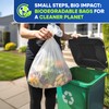 PLASTIC PRINCE 5-Gallon Compostable Trash Bags Biodegradable Trash Bags, 19.5"