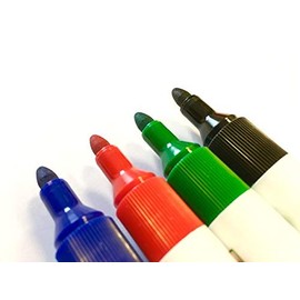 Uno Strategy SL Assorted Colours Dry Wipe Markers [Pack 4]