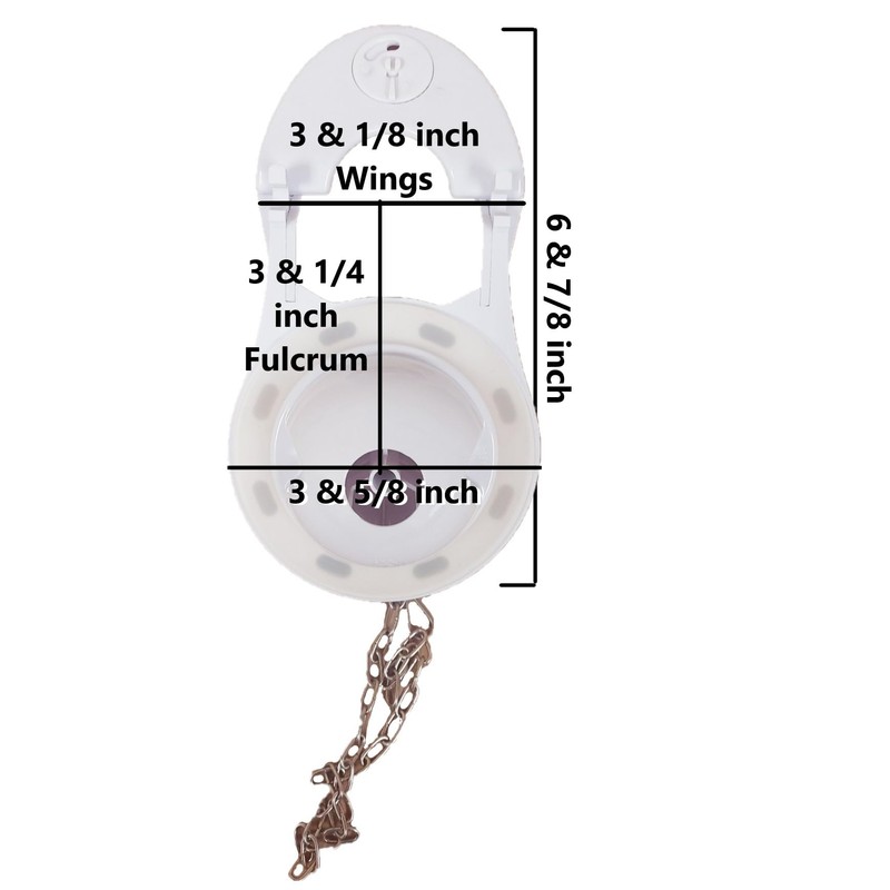 3-inch Counter-Balanced Flapper by Nuflush