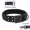 Tactical Dog Collar, Adjustable Military Dog Collar with Metal D