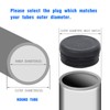 12Pcs Round Plastic Plug, 3/4 Inch End Caps for Tubing