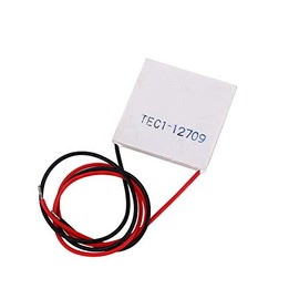 Heatsink Thermoelectric Cooler Cooling Peltier Plate Module, 12 V TEC1-12709 100 W Cooler Peltier Plate Semiconductor Cooling Tablets, 40 mm x 40 mm