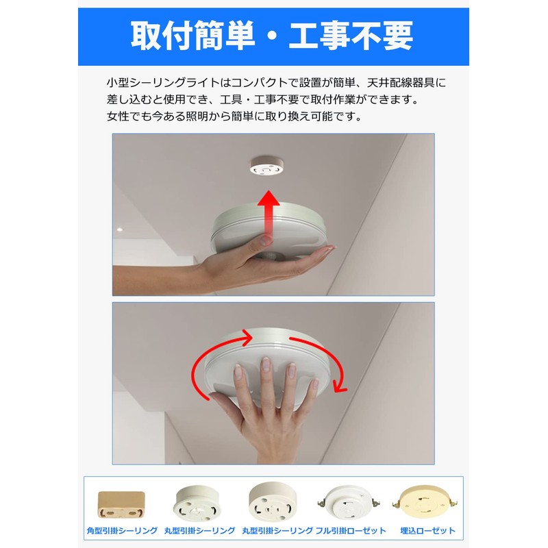 C-J-W LED Sensor Light Compact with Human Detection Sensor LED