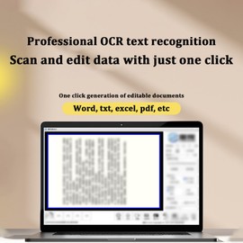 16MP HD Portable Document Scanner with LED Fill Light, Supports A3/A4 Sizes,OCR Text Recognition Technology,Foldable Design,for Office & Teaching