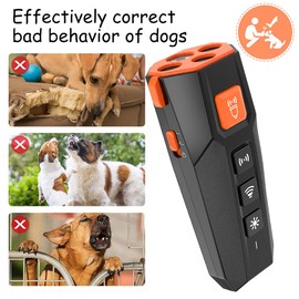 GLOBALCATCHY Anti Barking Device for Dogs | Bark Deterrent Device | Instantly Stop Bad Behavior | No Barking | Just Press | Long Range Ultrasonic Dog Bark Deterrent| Painless & Safe for Training