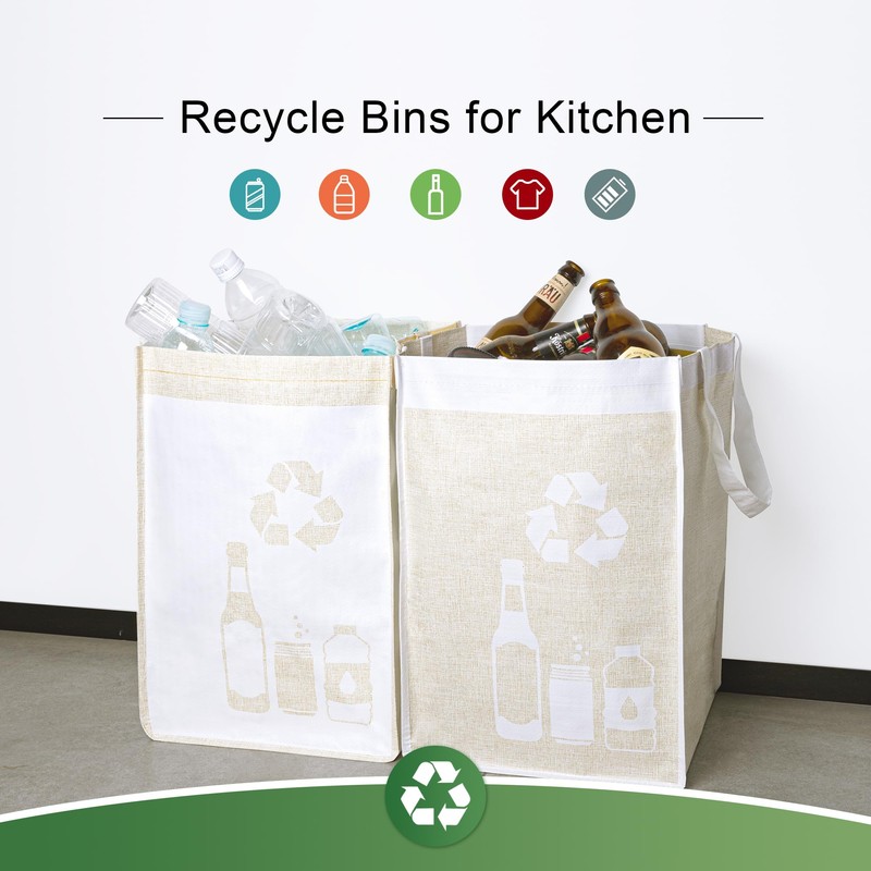 REFARICO Recycle Waste Bag for Kitchen Home- Indoor Recycling Bins