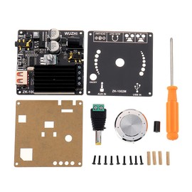 DollaTek 100W+100W Bluetooth 5.0 Power Audio Amplifier board Stereo AMP Amplificador Home Theater AUX USB 100W*2