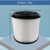 2-Pack Replacement HEPA Filter Compatible with RYOBI RY40WD01, 40V 10