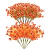 Apipi 12 Pcs No Fade Faux Mums Flowers Fall Decor