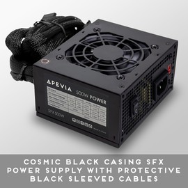 Apevia SFX-AP500W Mini ITX Solution/Micro ATX/SFX 500W Power Supply