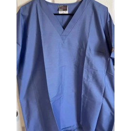 Scrub Zone By Landau Brand New XL & LG Scrub Zone Landau Blue Unisex Nurse Doctor Scrubs Shirts