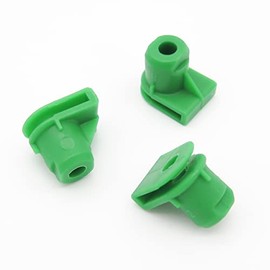 VVO Fasteners Green Plastic Dashboard and Trim Compatible with Some Mini Mini (Pack of 10 Clips)