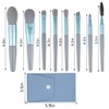 Professional Makeup Brushes Set Mini Makeup Brushes 8Pcs Portable Make