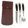 Vehi Mercatus Medieval Cutlery with Leather Sheath