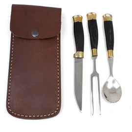 Vehi Mercatus Medieval Cutlery with Leather Sheath