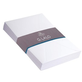 Clairefontaine - Ref 19101L - Diploma White Gummed Envelopes (Pack of 25) - 131 x 190mm Sized, 120gsm Paper, Compatible with Inkjet & Laser Printers, Classically Finished