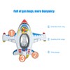 Inflatable Airplane Swimming Ring Inflated Plane Swim Float Seat with