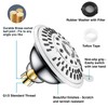 BRIGHT SHOWERS High Pressure 5-Function Rain Shower Head, Luxury Bathroom