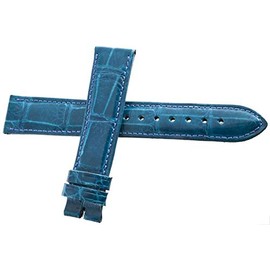 Locman Women's 18mm Turquoise Alligator Leather Watch Band Strap