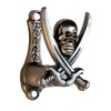 IIV Treasure Gurus 2 Pirate Jolly Roger Wall Mount Hooks