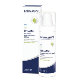 DERMASENCE RosaMin Intensive Soothing Serum, 30 ml - Moisture for Sensitive Skin, Reduce Redness, Cooling Face Serum without Perfume, Vegan, Ideal for Irritation & Tension